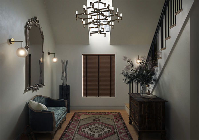 Origin Deluxe, Old Walnut - Motorised Venetian Blind - Image 7